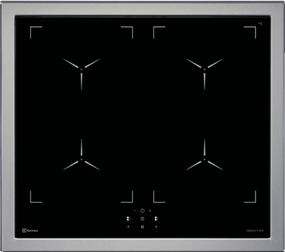 Bild von Electrolux Induktions-Kochfeld, Chrom, GK58IPLCN, 949596957