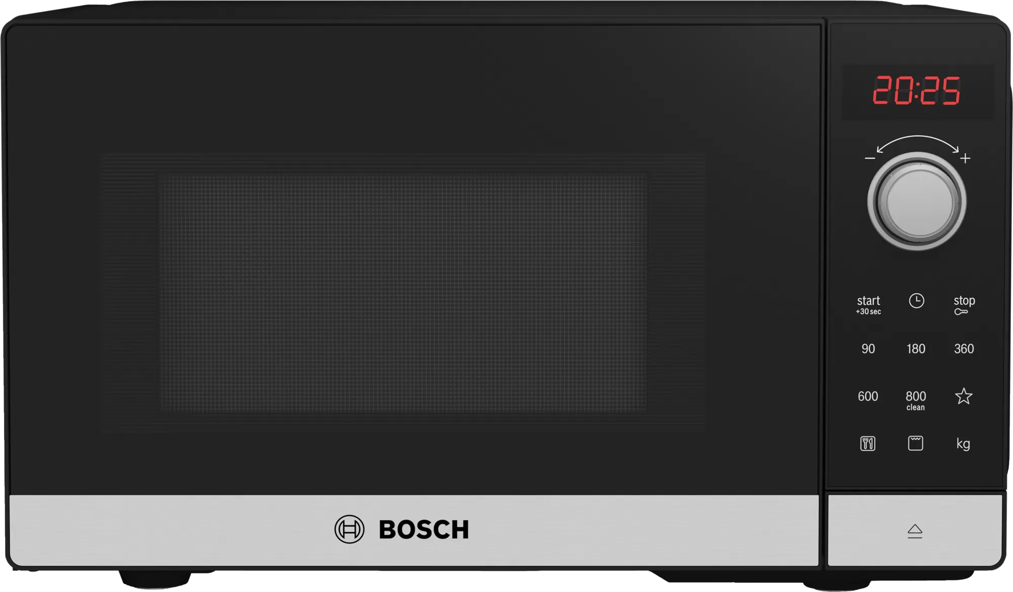 Bild von Bosch FEL023MS2C Serie 2 Freistehende Mikrowelle 44 x 26 cm Edelstahl