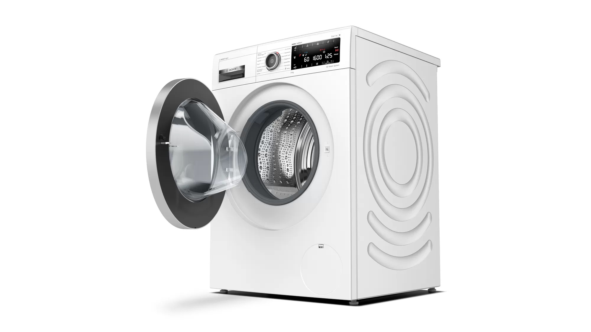 Freistehende Waschmaschine A B 8 kg 1600 U/min Waschmaschine