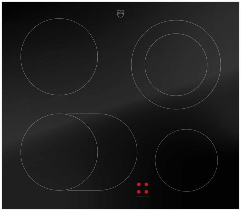 Bild von V-ZUG Kochfeld CookTop V400 E604B, 3116300001