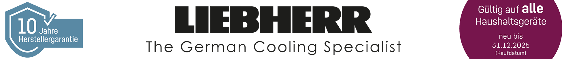 Liebherr 10 Jahres Garantie Liebherr 10 Jahres Garantie endet am 31.12.2025