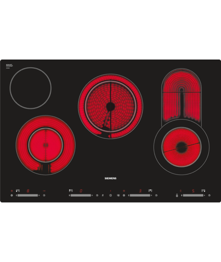 Siemens Glaskeramik-Kochstelle, ET801LCP1C-SILVER TECH ...